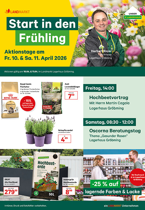Vorschau auf Flugblatt Start in den Frühling