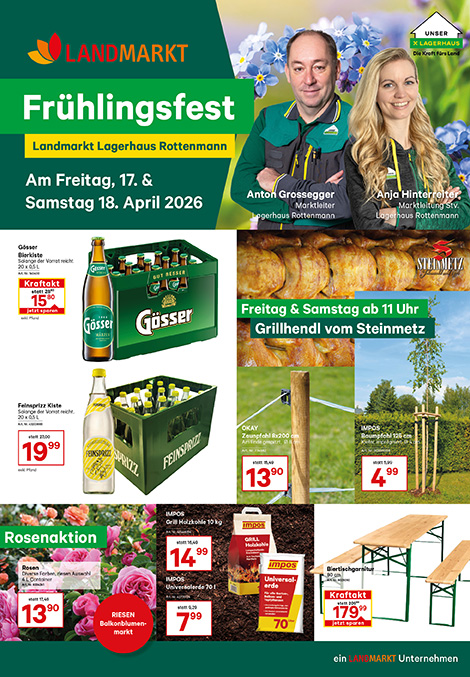Vorschau Flugblatt Frühlingsmesse Rottenmann
