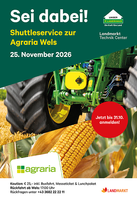 Vorschau auf das Agraria Wels Flugblatt