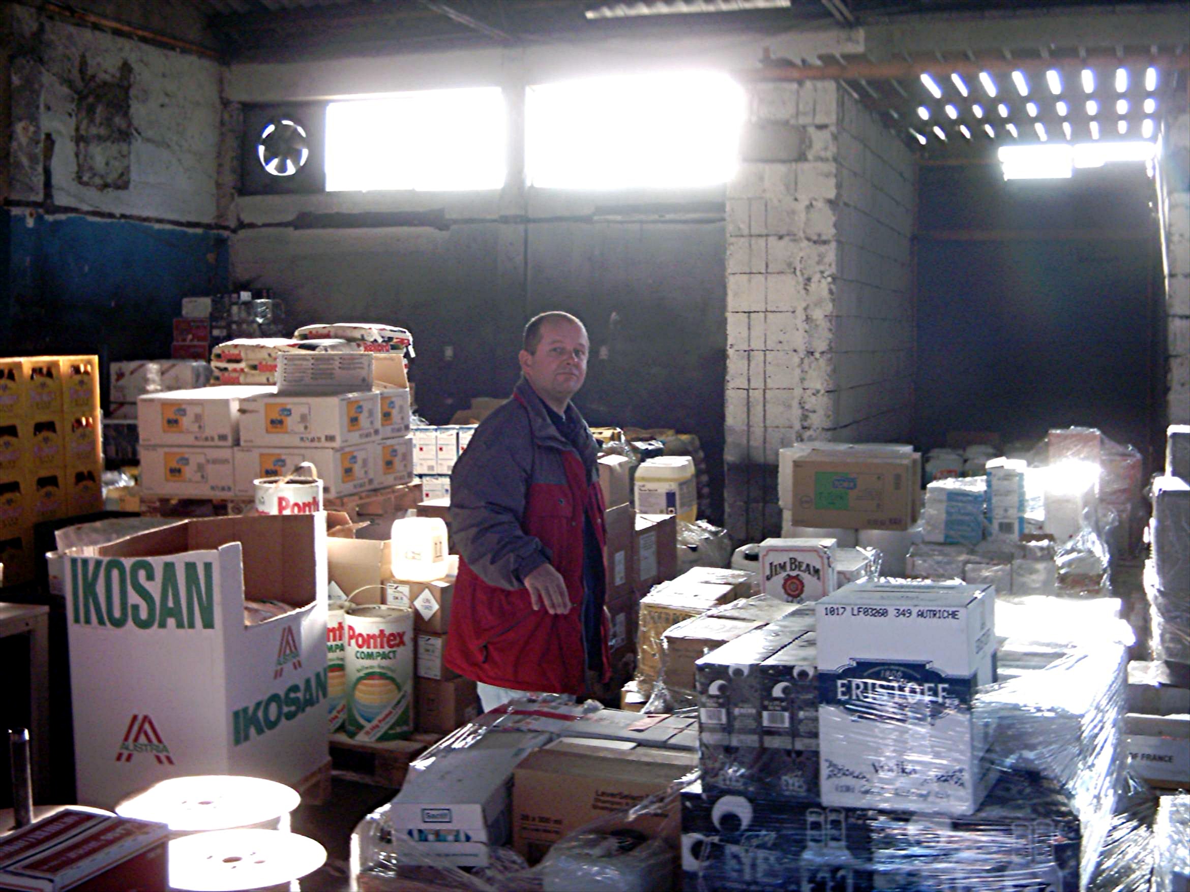 Altes Foto Rupert Stöllinger, Umbau Eurogast Liezen, Weilager